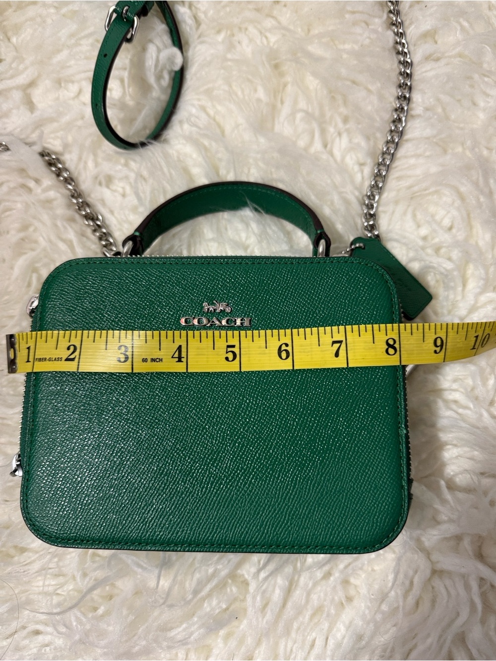 Coach C2872 green box crossbody bag - Picture 14 of 14